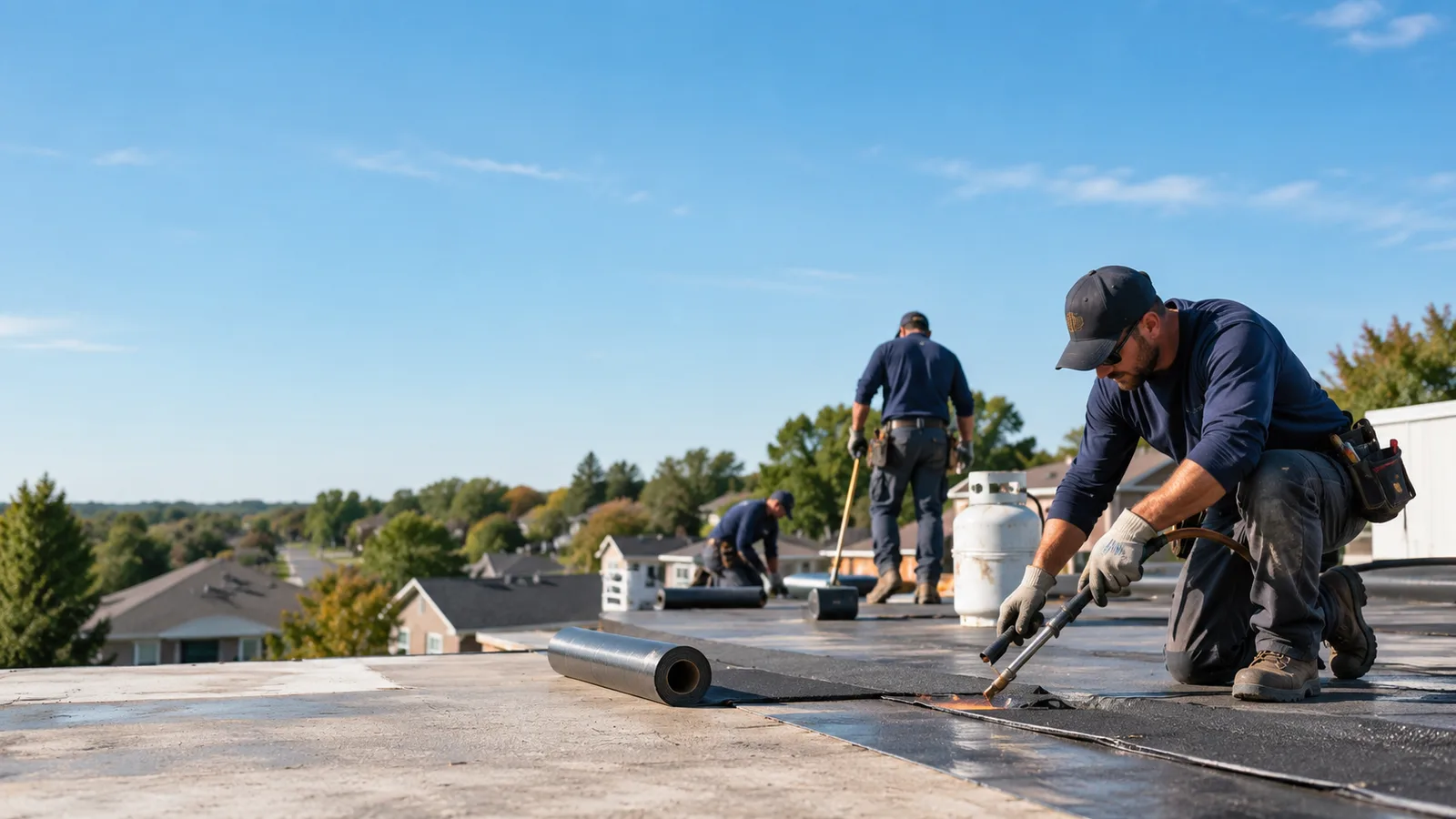 Flat Roof Leak Repair providers in Glidden, TX